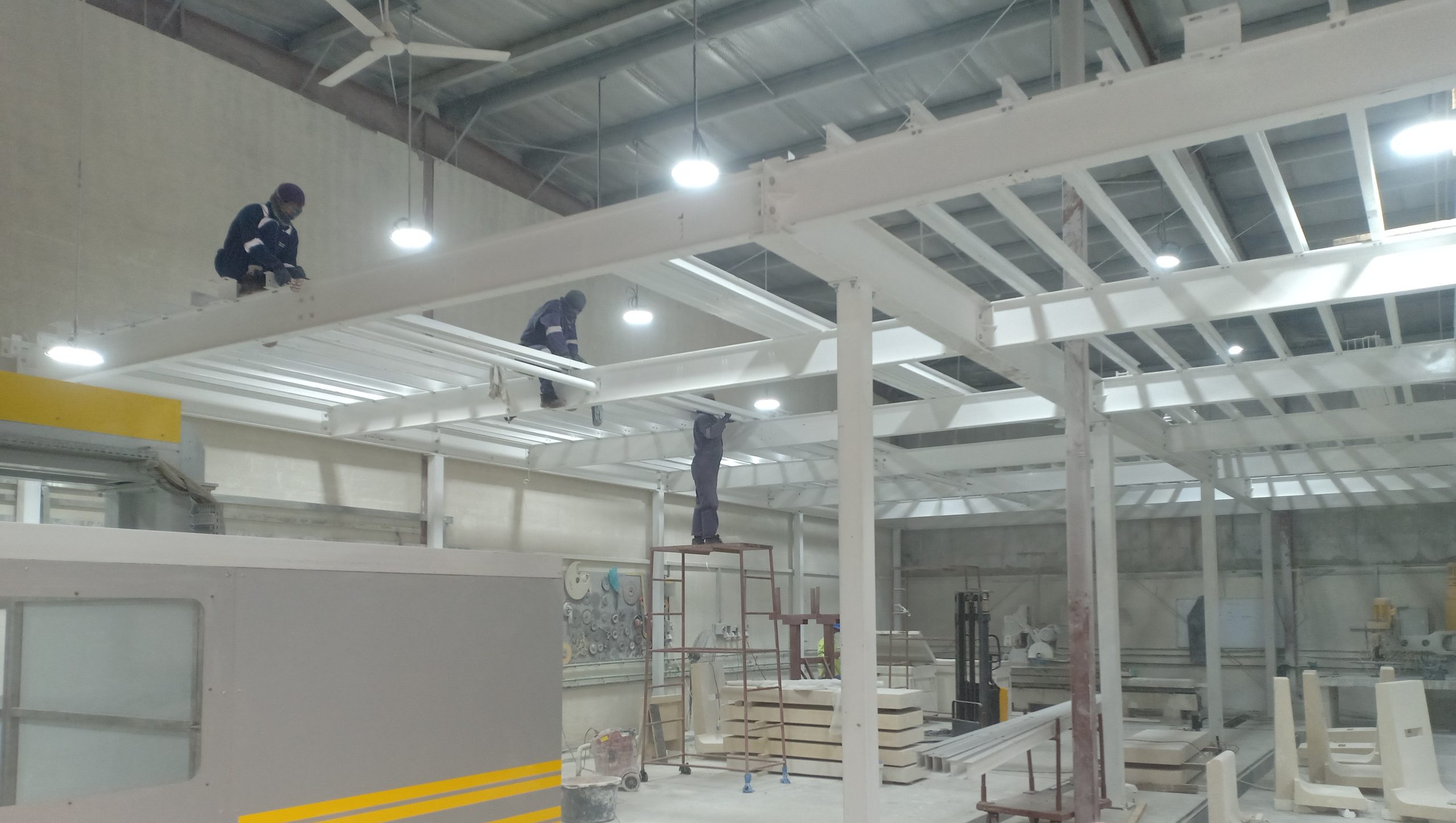 Structural steel fabrication